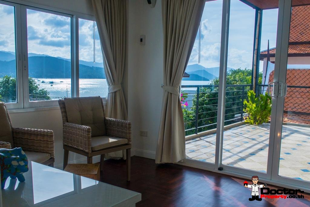 6 Bedroom Villa with Sea View - Bang Rak - Koh Samui - for sale